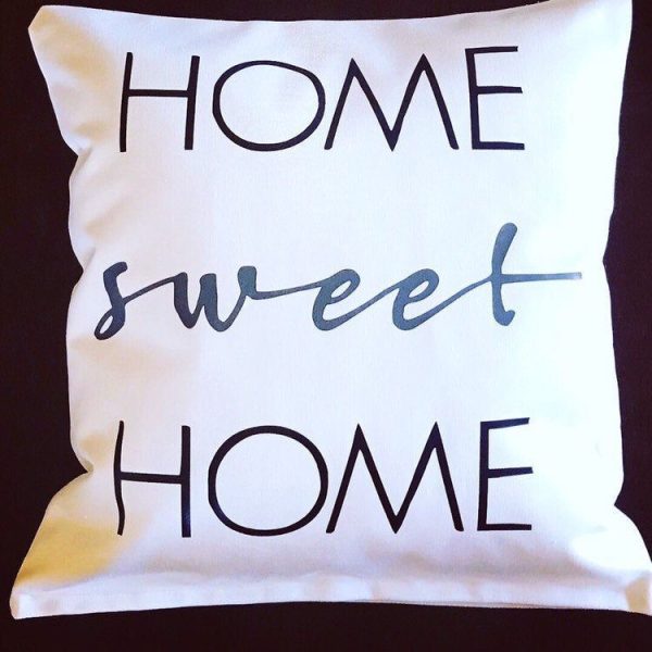 ''Home sweet home'' cushion - Unforgettable Gifts