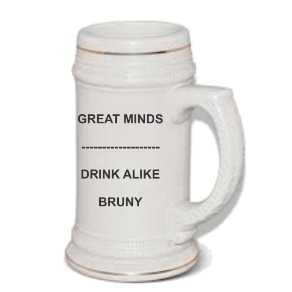 Geat minds beer mug
